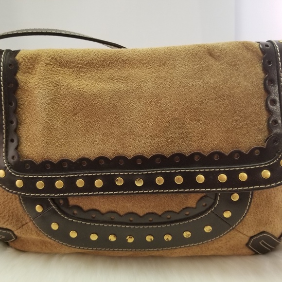 New Wilsons leather brown/tan shoulder bag - Picture 4 of 8